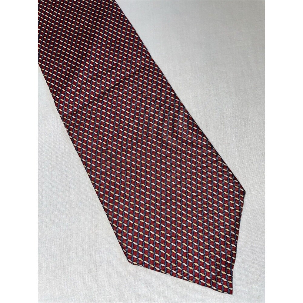Brooks Brothers Makers Men’s Dress Tie Size 57” Red Striped Silk Business Formal